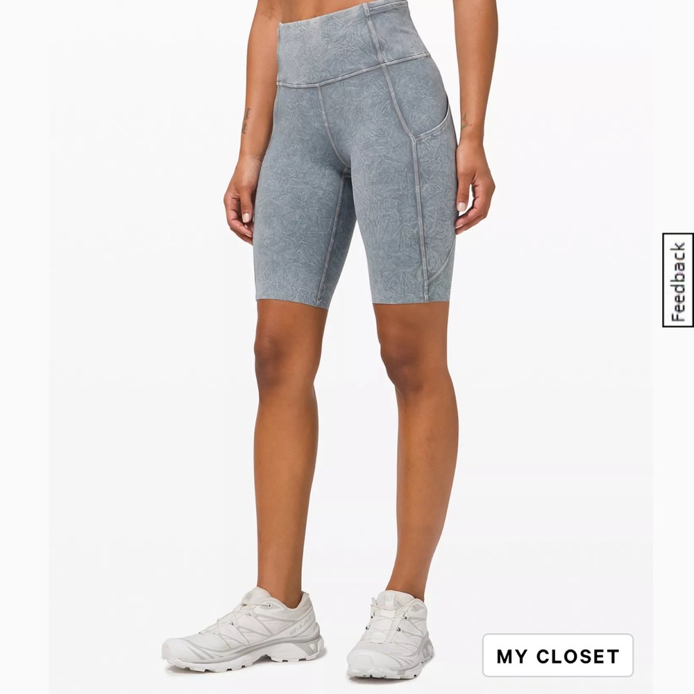 Lululemon Fast and Free 10*inch Ice Dye